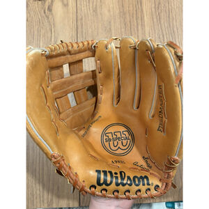 Wilson SB Fieldmaster A9835 Snap Action Grip-Tite Pocket Leather Baseball GloveH